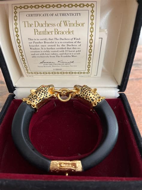 duchess of windsor panther bracelet.